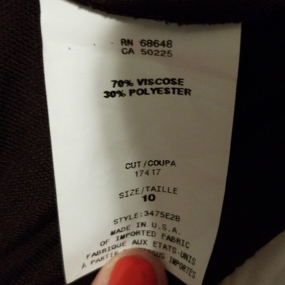 A.B.S. by Allen Schwartz lace up dress - Picture 5 of 5